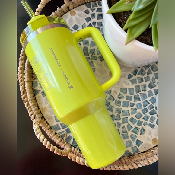 Stanley Other - Stanley x Starbucks LIME GREEN SHIMMER 40oz Tumbler